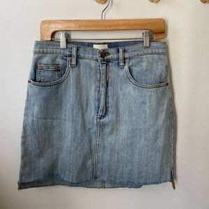 Wilfred Free Blue Mini Pencil Skirt Casual